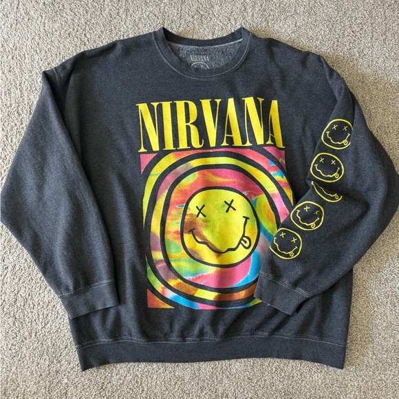 Urban Outfitters Tops - Urban Outfitters Nirvana Pullover size S/M